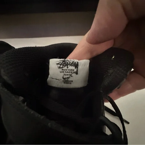 Nike x stussy air Force 1 mid top shoe - Picture 7 of 9